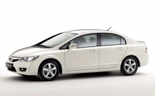 Honda Civic,  , ,  ,  , , White, side